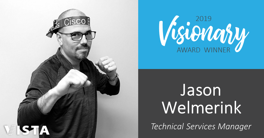 Jason Welmerink Wins Vista Visionary Award