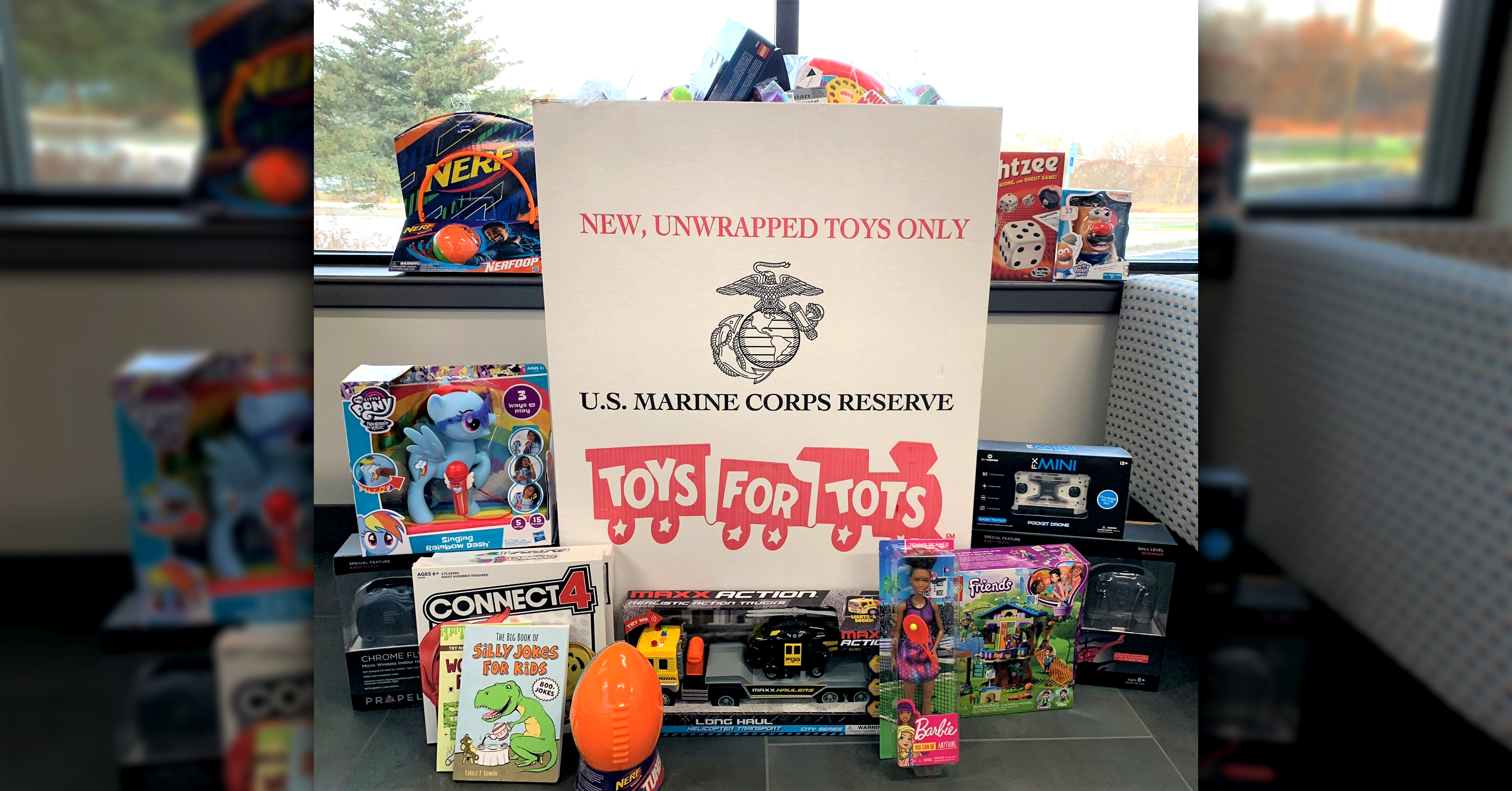 Vista Hosts Another Successful Toys for Tots Drive!