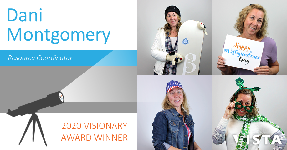 Dani Montgomery Wins Third Vista Vision Award