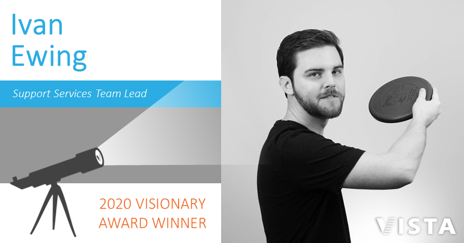 Ivan Ewing Wins Vista Vision Award for the Second Time