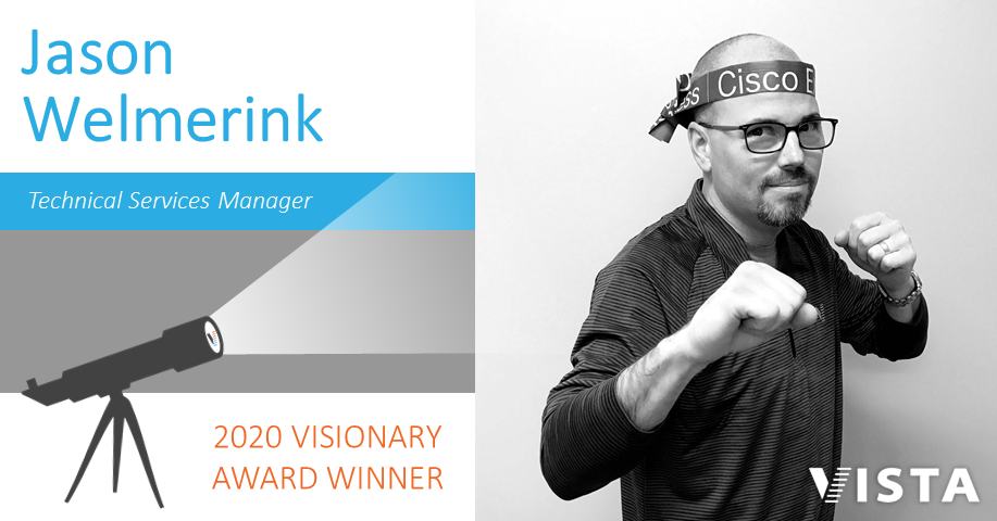 Jason Welmerink Wins Second Visionary Award
