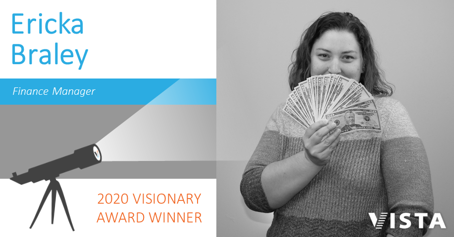 Ericka Braley Wins Second Vista Visionary Award